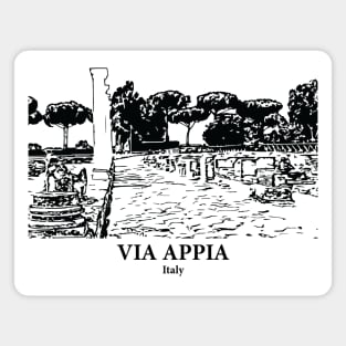 Via Appia - Italy Magnet